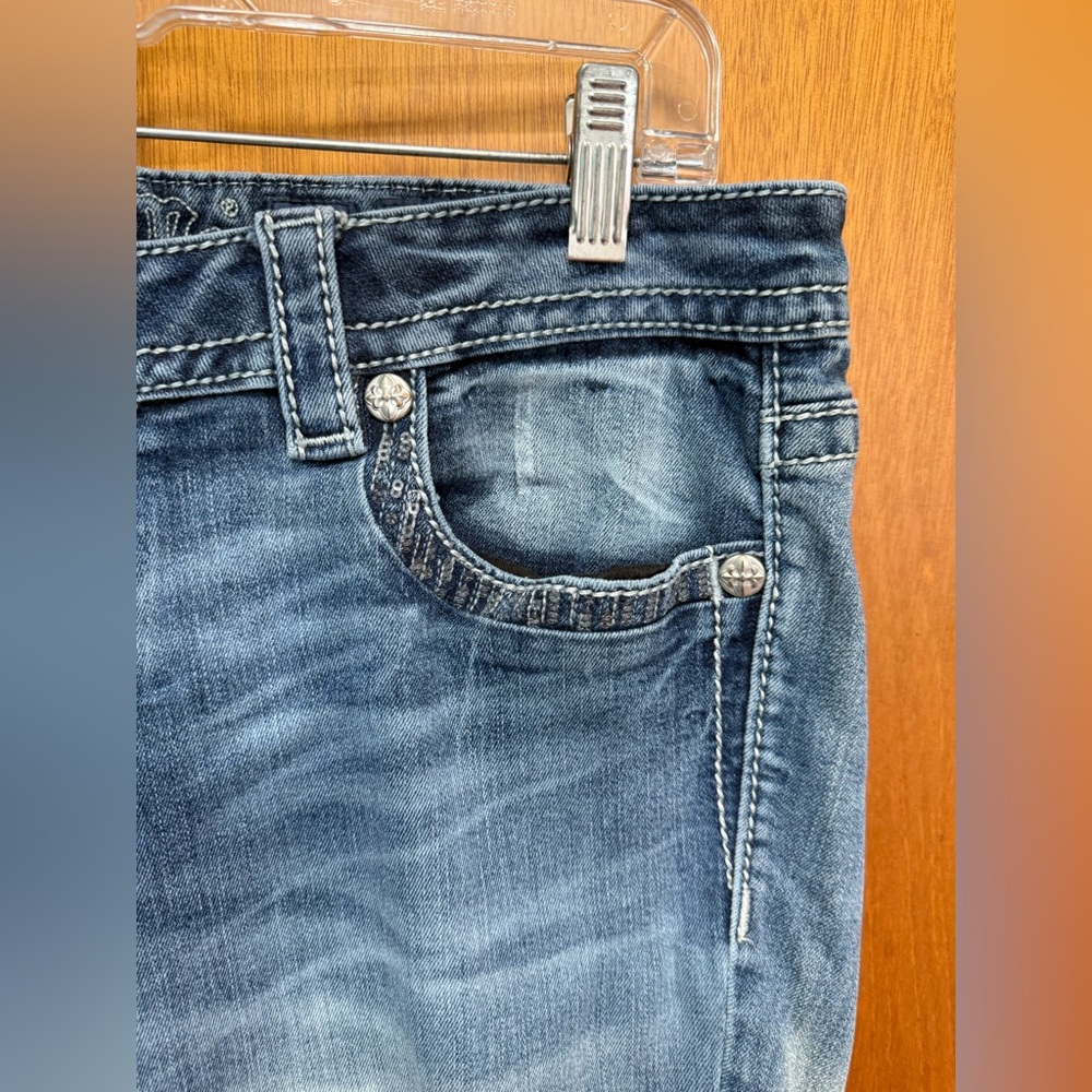 🌻 Miss Me Women's Boot Jeans - Size 32 x 34 - Picture 7 of 13
